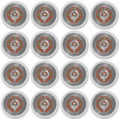 Clan Scott Wappen & Tartan Knot Sticker (Vorderseite)