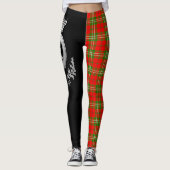 Clan Scott Wappen & Tartan Leggings (Vorderseite)