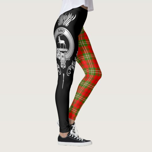 Clan Scott Wappen & Tartan Leggings (Rechts)
