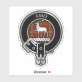 Clan Scott Wappen & Tartan Sticker (Blatt)