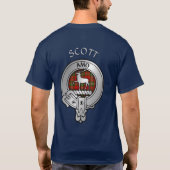 Clan Scott Wappen & Tartan T-Shirt (Rückseite)