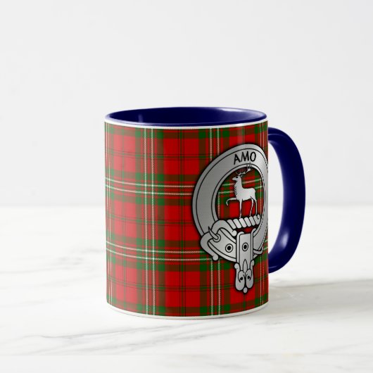 Clan Scott Wappen & Tartan Tasse (VorderseiteRechts)