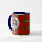 Clan Scott Wappen & Tartan Tasse (Vorderseite Links)