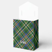 Clan Scott Wappen über Green Tartan Gevor Box Geschenkschachtel (Geöffnet)