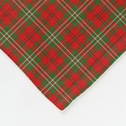 Clan-ScottTartan Fleecedecke (Ecke)