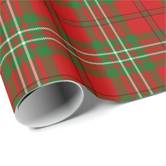 Clan-ScottTartan Geschenkpapier (Rolleneckpunkt)