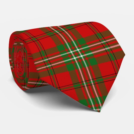 Clan-ScottTartan Krawatte (Gerollt)