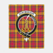 Clan Scrymgeour Tartan Kariert Fleecedecke (Vorderseite)