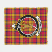 Clan Scrymgeour Tartan Kariert Fleecedecke (Vorderseite (Horizontal))