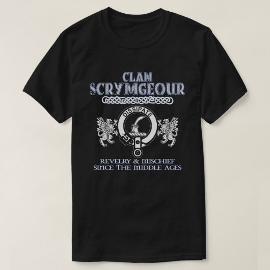 Clan Scrymgeour Wappen Schottische Clans Schottisc T-Shirt (Design vorne)