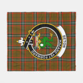 Clan Seton Jagd Modern Tartan Kariert Fleecedecke (Vorderseite (Horizontal))