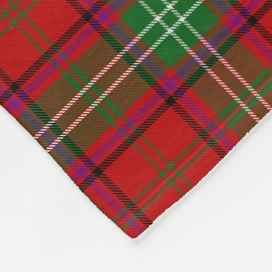 Clan Seton Tartan Kariert Fleecedecke (Ecke)