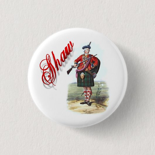 Clan Shaw Scottish Dream Button (Vorderseite)