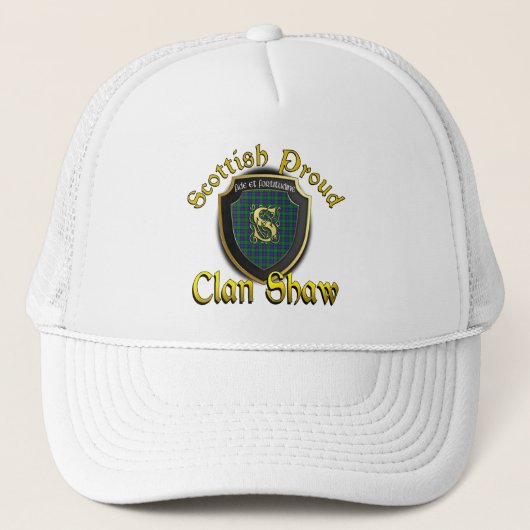 Clan Shaw Scottish Dynasty Cap Truckerkappe (Vorderseite)
