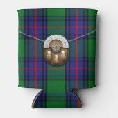 Clan Shaw Tartan und Sporran Dosenkühler (Vorderseite)