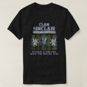 Clan Sinclair 3 Wappen Schottische Clans Schottisc T-Shirt (Design vorne)