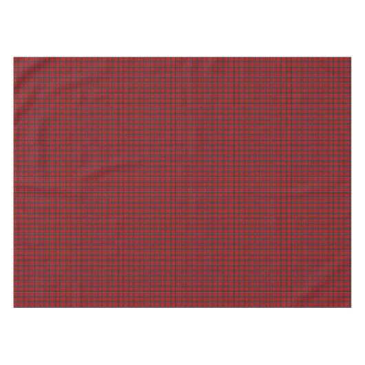 Clan Sinclair Bright Red Scottish Tartan Tischdecke (Vorderseite (Horizontal))