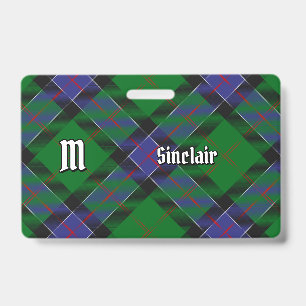 Clan Sinclair Hunting Tartan Ausweis