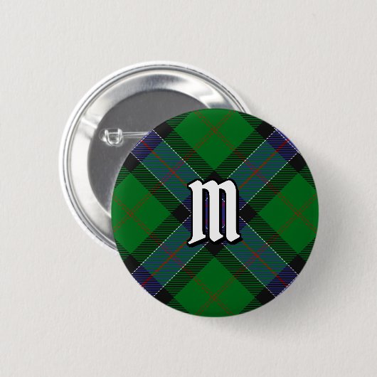 Clan Sinclair Hunting Tartan Button (Vorne & Hinten)