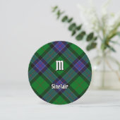 Clan Sinclair Hunting Tartan Einladung (Stehend Vorderseite)