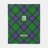Clan Sinclair Hunting Tartan Fleecedecke (Vorderseite)