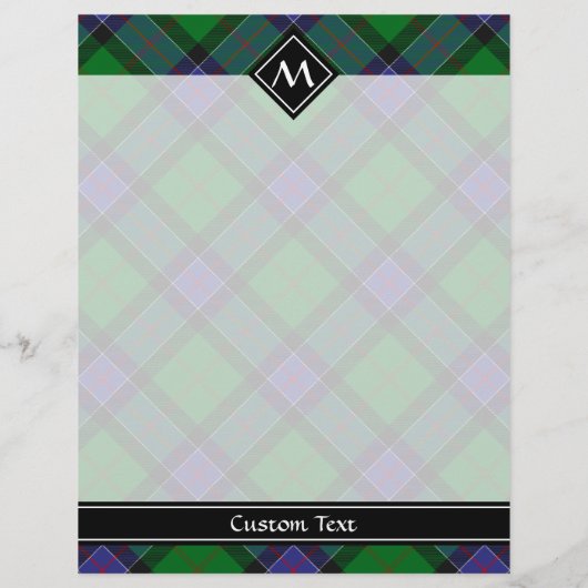 Clan Sinclair Hunting Tartan Flyer (Hinten)