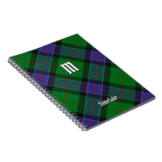 Clan Sinclair Hunting Tartan Notizblock (Rechte Seite)
