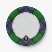 Clan Sinclair Hunting Tartan Pappteller (Vorderseite)