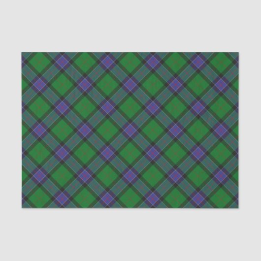Clan Sinclair Hunting Tartan Seidenpapier (Vorderseite)