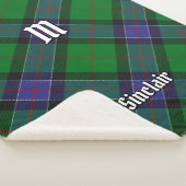 Clan Sinclair Hunting Tartan Sherpadecke (3/4)