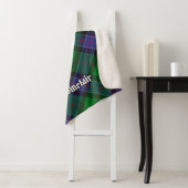 Clan Sinclair Hunting Tartan Sherpadecke (Beispiel)