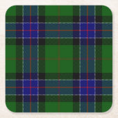 Clan Sinclair Modern Jagd Tartan Rechteckiger Pappuntersetzer (Vorderseite)