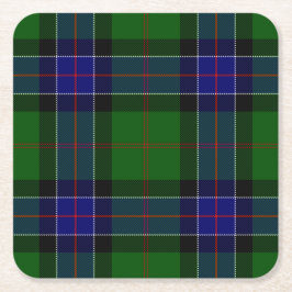 Clan Sinclair Modern Jagd Tartan Rechteckiger Pappuntersetzer
