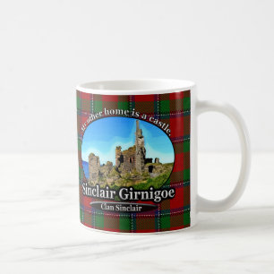 Clan-Sinclair-Schloss-Sinclair Girnigoe Tartan Kaffeetasse