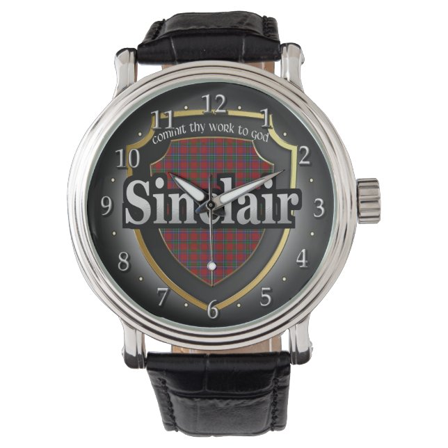 Clan Sinclair Scotland Celebration Watch Armbanduhr (Vorderseite)
