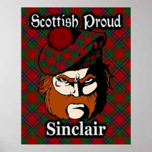 Clan Sinclair Scottish Tartan Poster