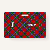 Clan Sinclair Tartan Ausweis (Vorderseite)