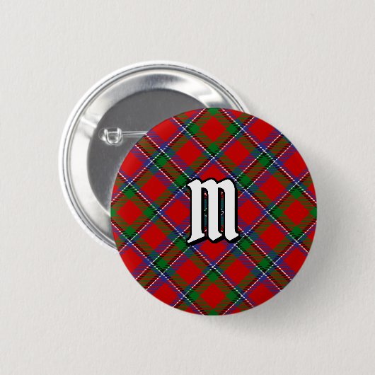 Clan Sinclair Tartan Button (Vorne & Hinten)