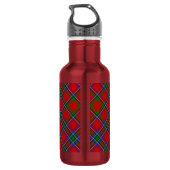 Clan Sinclair Tartan Edelstahlflasche (Rückseite)