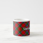 Clan Sinclair Tartan Espressotasse (Vorderseite)