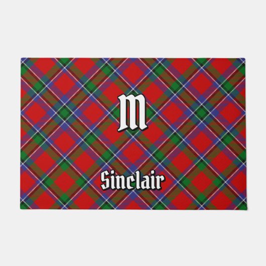 Clan Sinclair Tartan Fußmatte (Vorderseite)