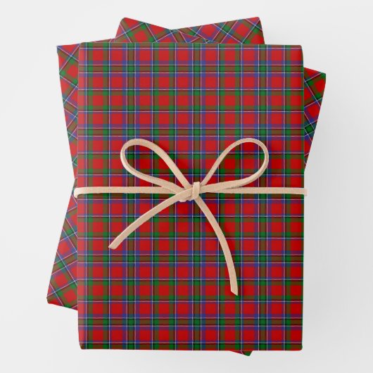 Clan Sinclair Tartan Geschenkpapier Set (Beispiel)