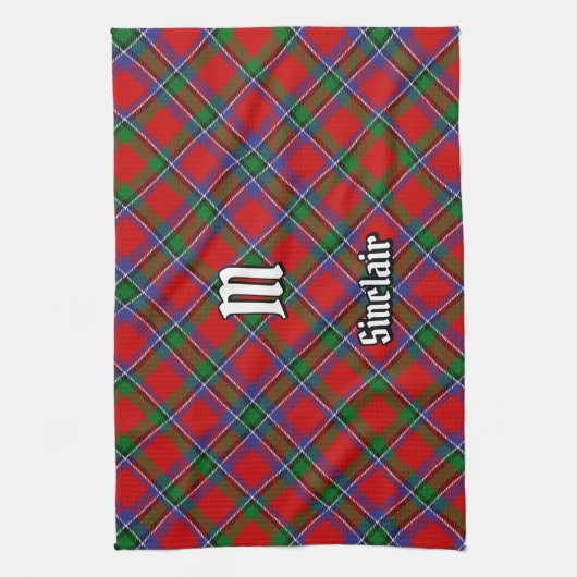 Clan Sinclair Tartan Geschirrtuch (Vertikal)
