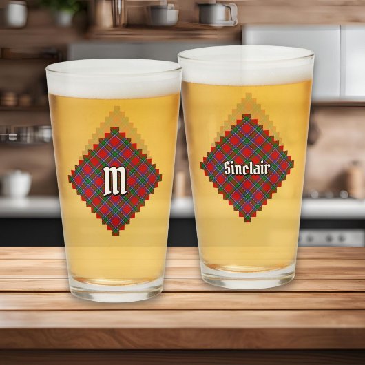 Clan Sinclair Tartan Glas