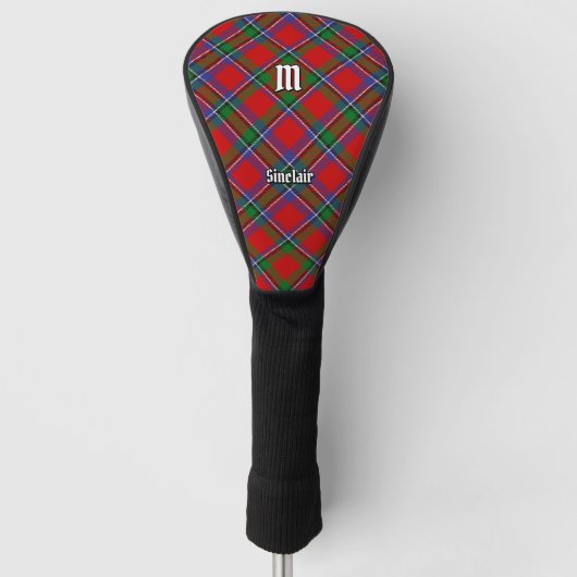 Clan Sinclair Tartan Golf Headcover (Vorderseite)