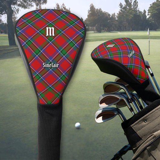 Clan Sinclair Tartan Golf Headcover