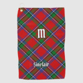Clan Sinclair Tartan Golfhandtuch (Vorderseite)