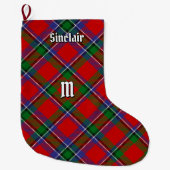Clan Sinclair Tartan Großer Weihnachtsstrumpf (Vorderseite)