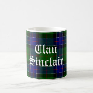 Clan Sinclair Tartan individuell anpassbar Kaffeetasse