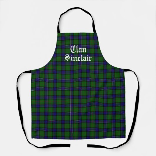 Clan Sinclair Tartan individuell anpassbar Schürze (Vorderseite)